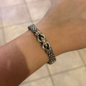 LAGOS Two-Tone Caviar Bracelet